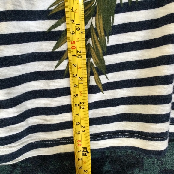 Tommy Bahama T-shirt Small Striped Orchids Floral Cotton Modal - Picture 10 of 12